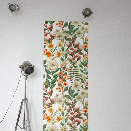 Bohemian Colorful Floral Wallpaper 