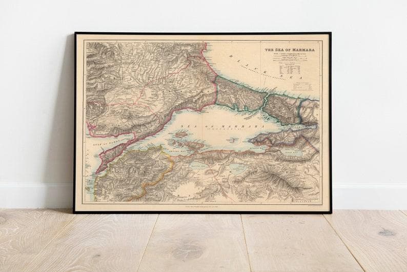Bosphorus Map Print| Fine Art Prints| 1876 Bosphorus Map Bosphorus Map Print| Fine Art Prints| 1876 Bosphorus Map Bosphorus Map Print| Fine Art Prints| 1876 Bosphorus Map 