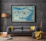 Boston Map Print| Art History