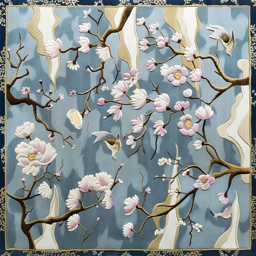 Branching Beauty Hand Tufted Wool Rug