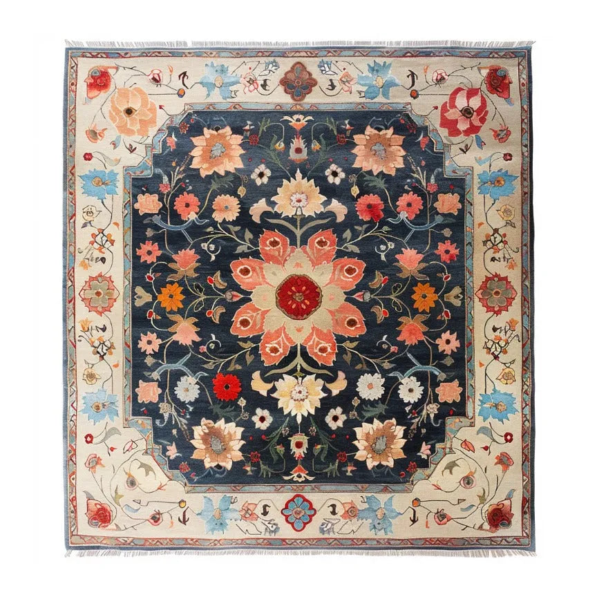 Branching Journeys Hand Knotted Area Rug