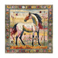 Bright Meadow Steed Hand Knotted Area Rug