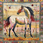 Bright Meadow Steed Hand Knotted Area Rug