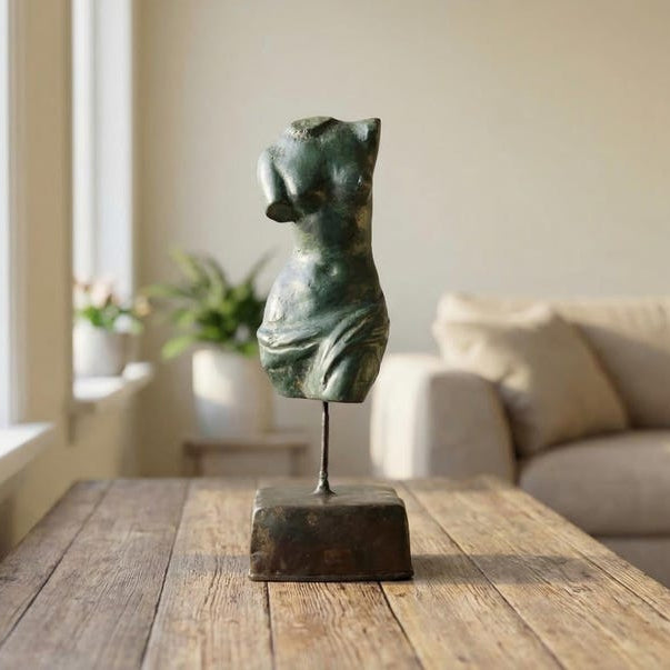 Bronze Torso Sculpture