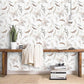 Butterflies and Delicate Botanical Wallpaper 