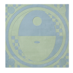 Celestial Geometry Square Hand Tufted Rug 