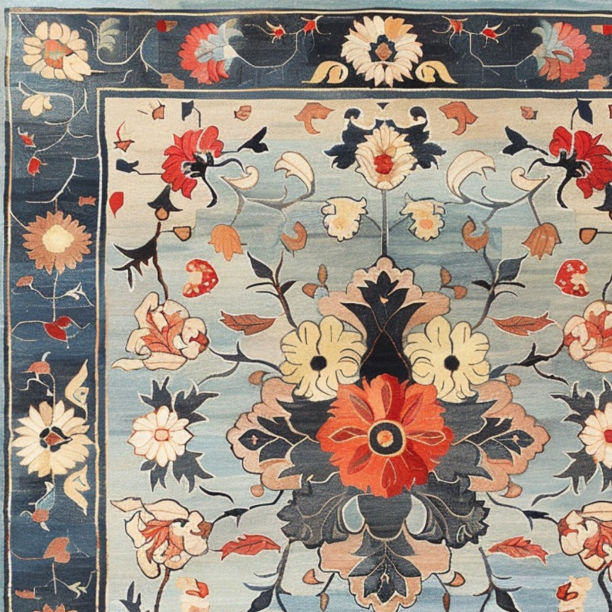 Celestial Blooms Hand Tufted Rug