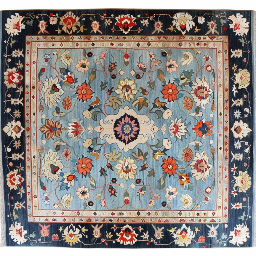 Celestial Garden Hand Knotted Area Rug