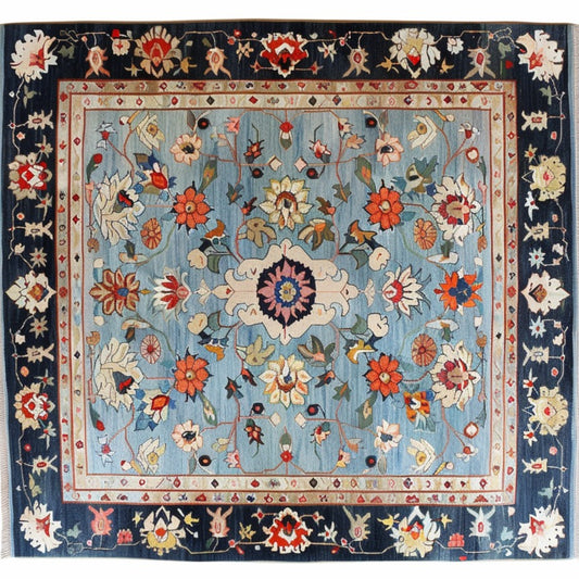 Celestial Garden Hand Knotted Area Rug