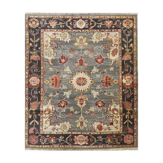 Charming Floral Cascade Hand Knotted Area Rug