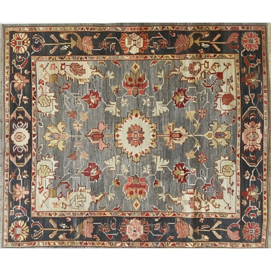 Charming Floral Cascade Hand Knotted Area Rug