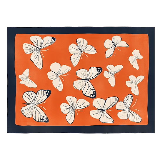 Chasing Butterflies Hand Tufted Rug