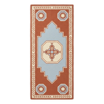 Chevron Medallion Hand Tufted Runner Rug
