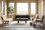 Chevron Pattern Fusion Hand Tufted Rug - MAIA HOMES