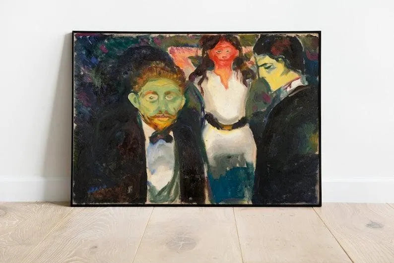 Edvard Munch Jealousy Modern Art Print