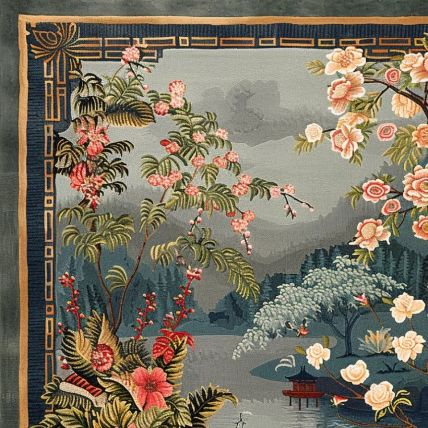 Chinoiserie Vista Hand Tufted Rug