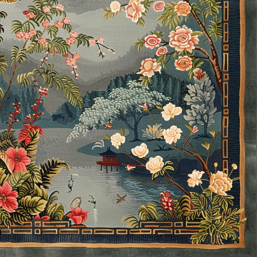 Chinoiserie Vista Hand Tufted Rug