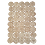 Circle of Life Braided Area Jute Rug - Natural