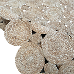 Circle of Life Braided Area Jute Rug - Natural