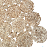 Circle of Life Braided Area Jute Rug - Natural