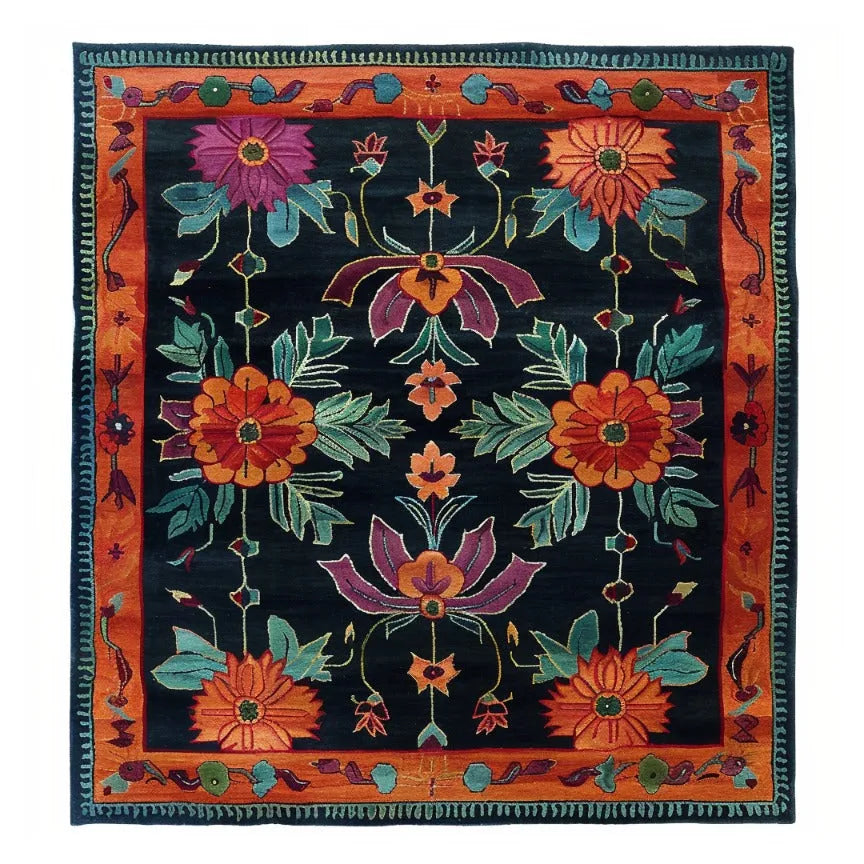 Classic Bloom Hand Tufted Wool Rug