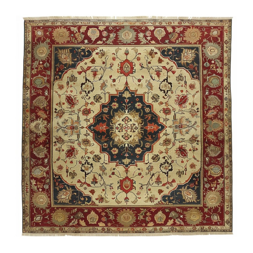 Introducing the Classic Floral Reverie Hand Knotted Area Rug, a beautiful blend of artistry and nature. This exquisite rug features vibrant floral motifs cascading gracefully against a soft backdrop, creating a captivating focal point for any space. Crafted with meticulous attention to detail, it adds warmth and charm to your home decor.