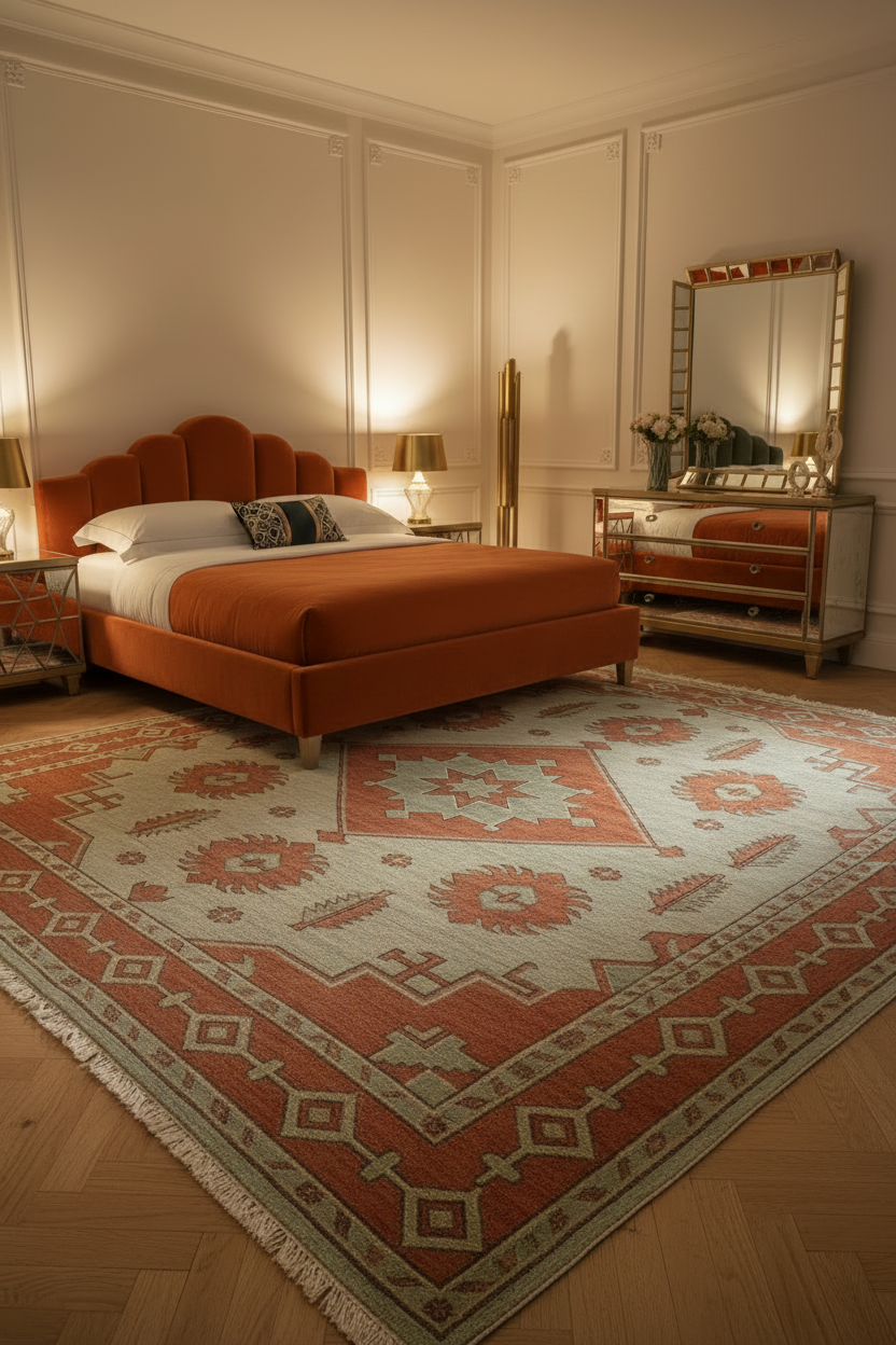 Clay & Sage Totem Hand Knotted Rug