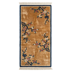 Cobalt Garden Hand Knotted Rug 