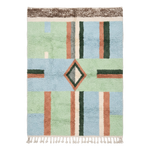 Color Block Nomad Moroccan Shag Rug