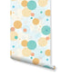 Colorful Fabric Print Circles Removable Wallpaper Colorful Fabric Print Circles Removable Wallpaper Colorful Fabric Print Circles Removable Wallpaper 