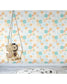 Colorful Fabric Print Circles Removable Wallpaper