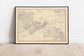 Composite Map of Canada Eastern 1861| Old Map Wall Decor 