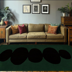 Contemporary Pebble Stone Art Hand Tufted Wool Rug