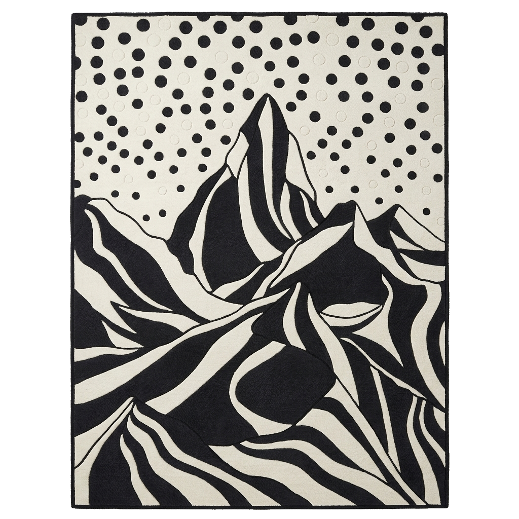 Contrast Peak & Dot Pattern