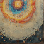 Cosmic Nebula Hand Knotted Area Rug