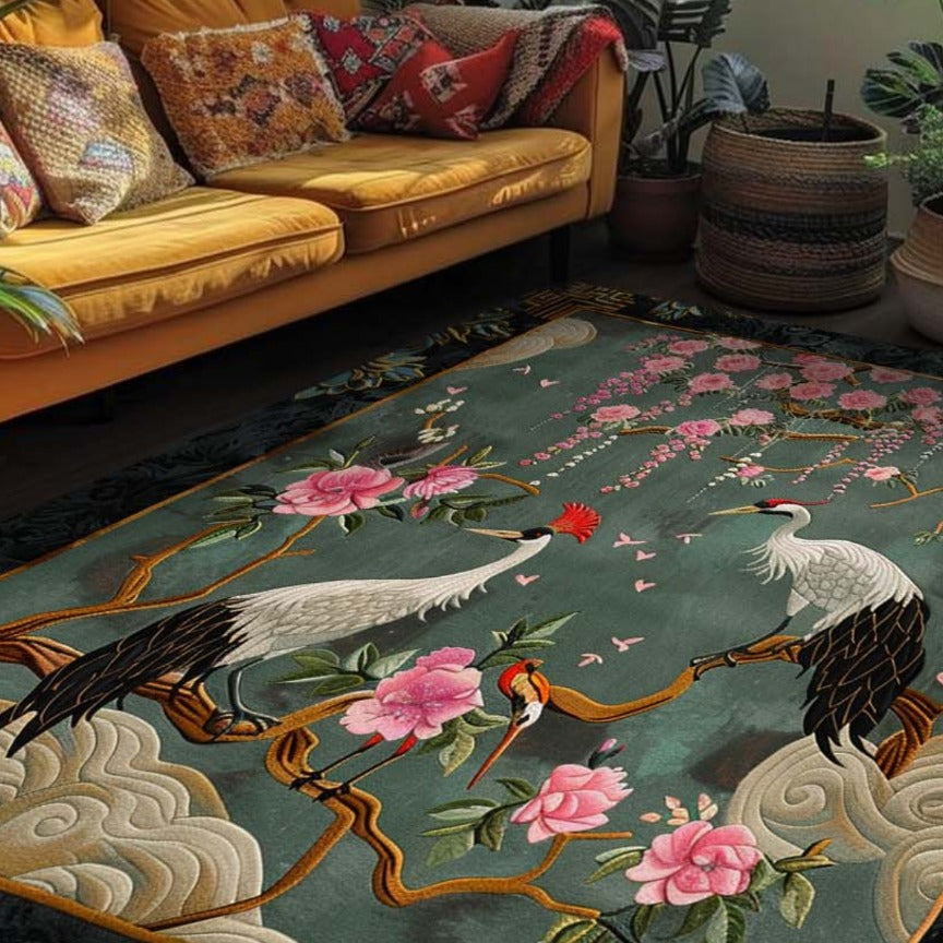 Crane's Graceful Sway Viscose Tufted Rug