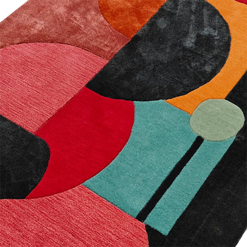 Creative Chaos Hand Tufted Wool Rug
