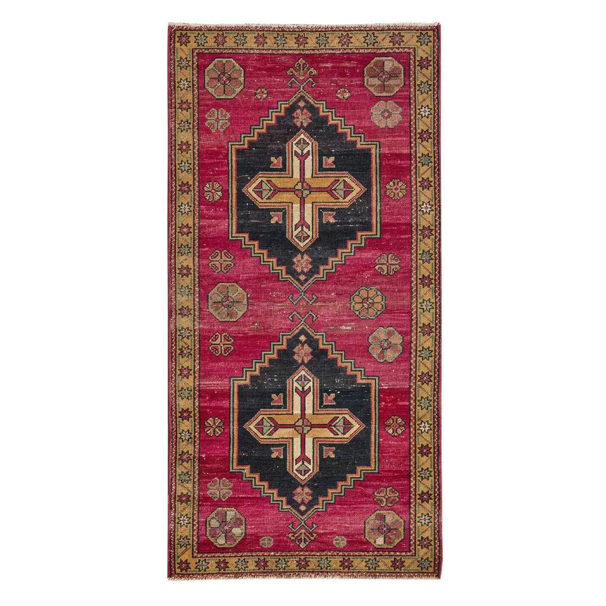 Crimson Heritage Cross Hand Knotted Rug