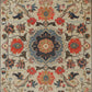 Crimson Medallion Serenity Hand Knotted Area Rug