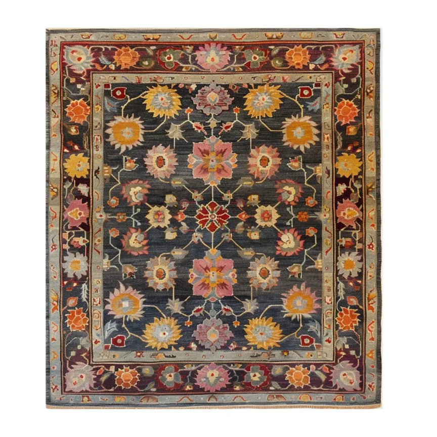 Crimson Tapestry Hand Knotted Area Rug