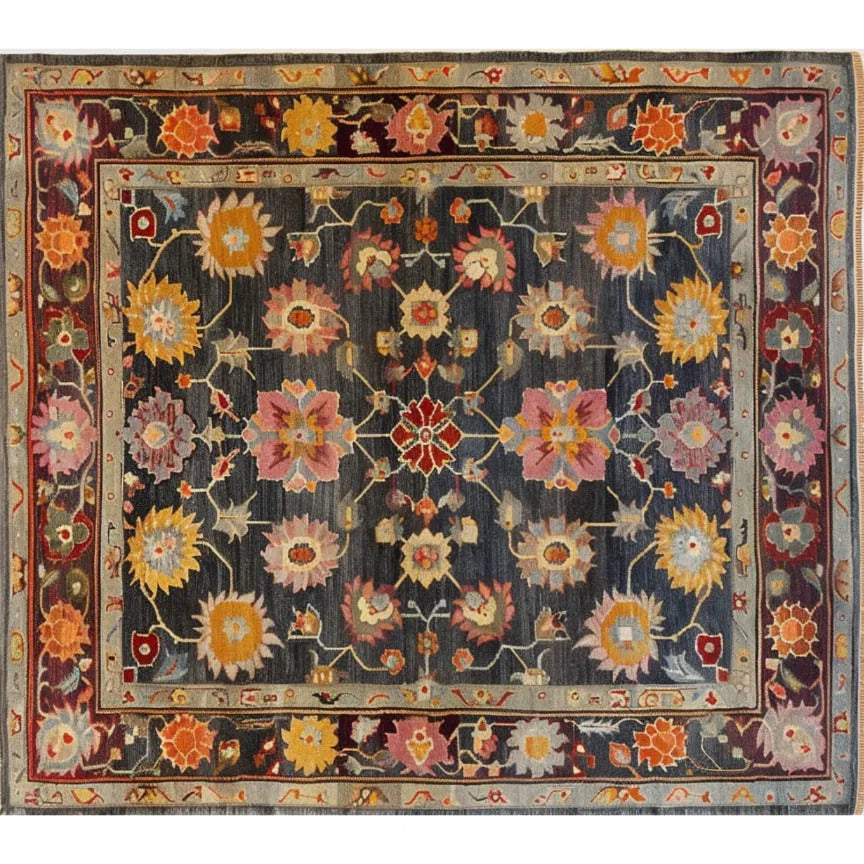 Crimson Tapestry Hand Knotted Area Rug