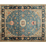 Deep Sea Medallion Hand Knotted Area Rug