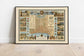 Denison University Map Print| Art History Philadelphia Map Print| Art History 