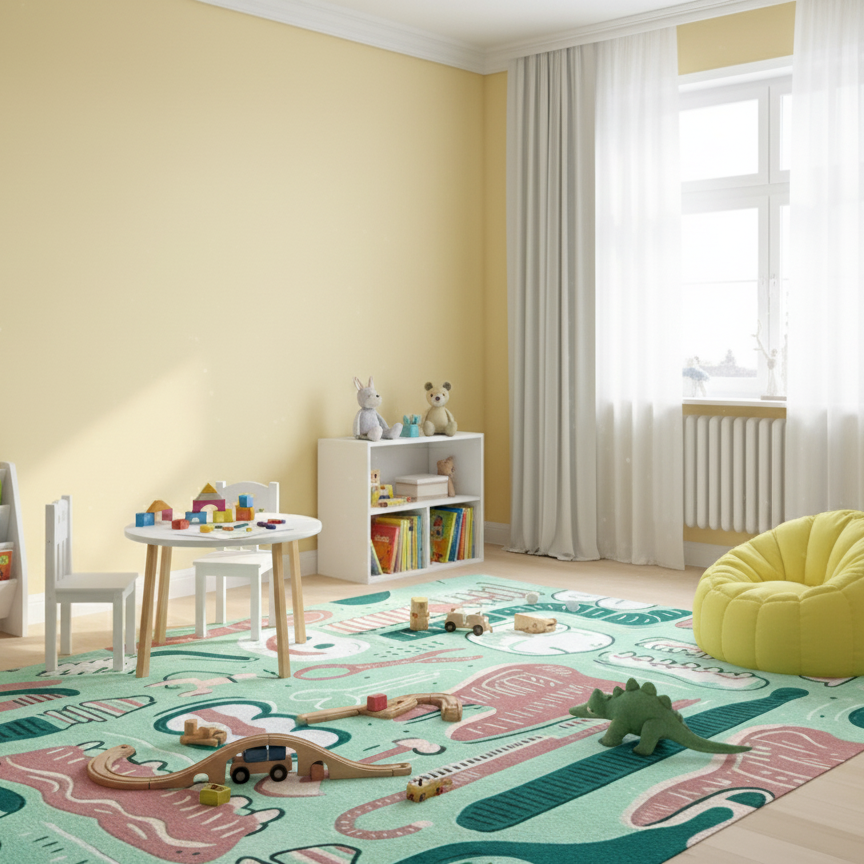 Dental Doodles Hand Tufted Rug