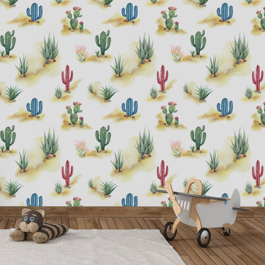 Desert Cactus Landscape Removable Wallpaper Desert Cactus Landscape Removable Wallpaper Desert Cactus Landscape Removable Wallpaper 