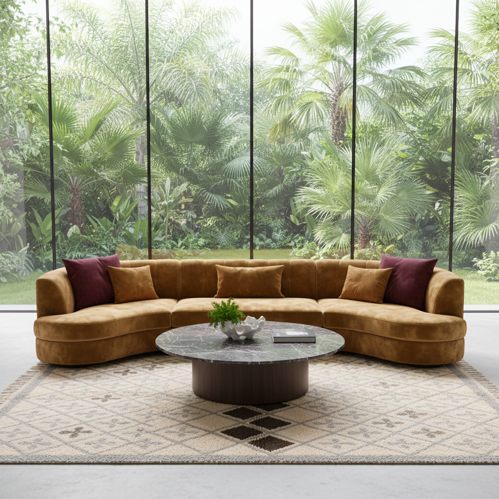 Desert Geometric Moroccan Shag Rug