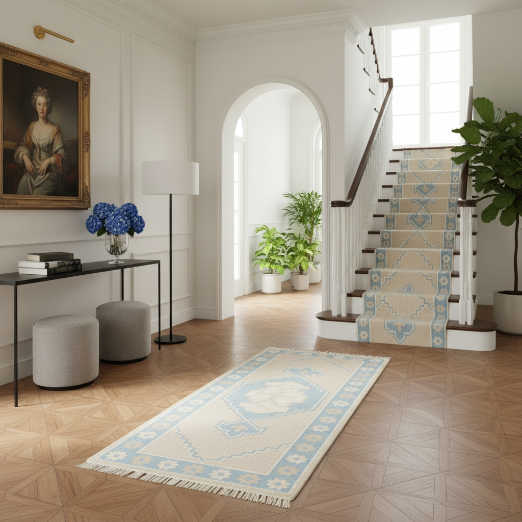 Desert Star Weaver Hand Knotted Runner Rug
