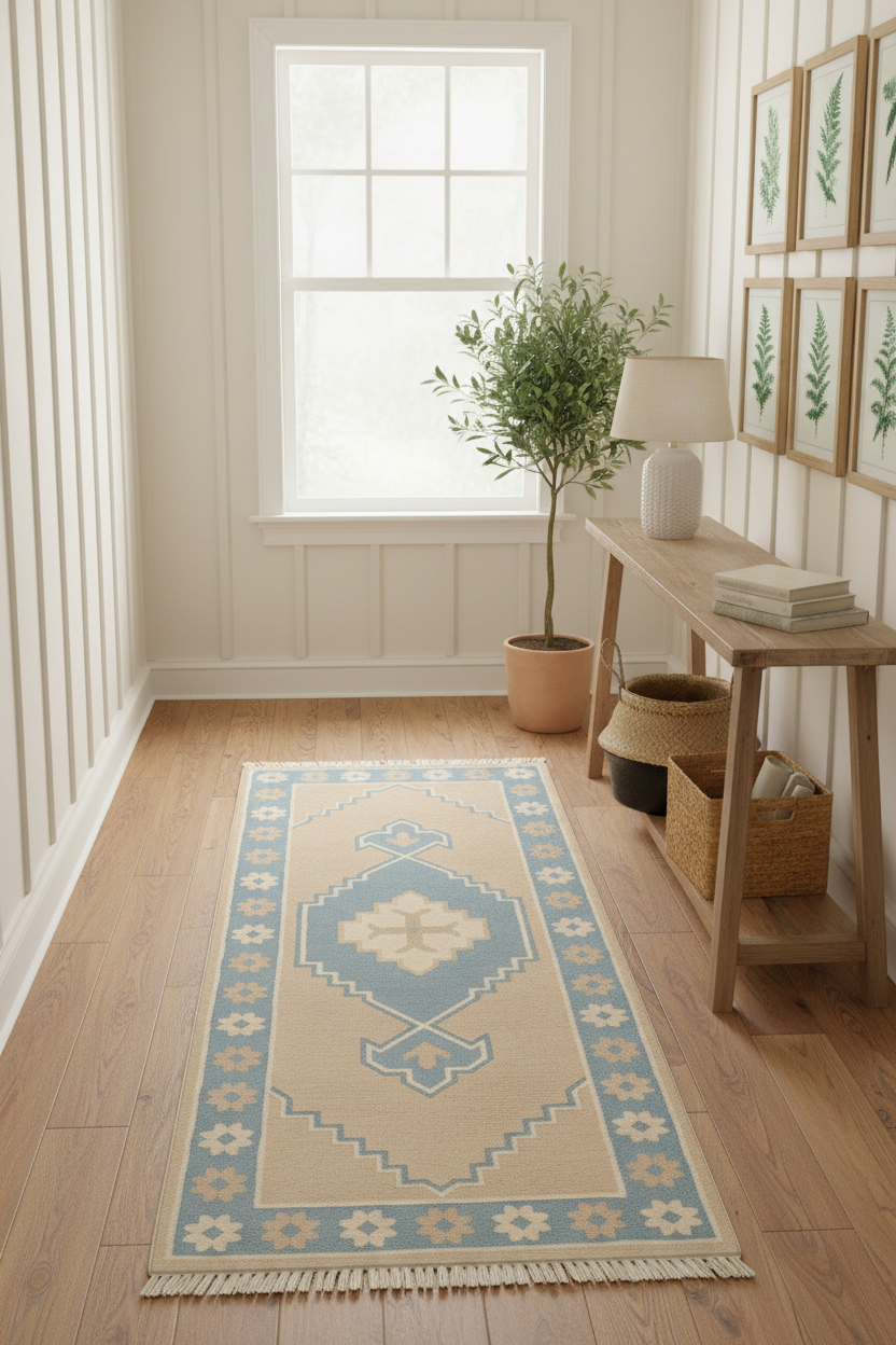 Desert Star Weaver Hand Knotted Runner Rug