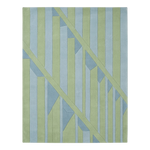 Diagonal Stripe Hand Tufted Rug