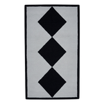 Diamond Column Hand Tufted Runner Rug